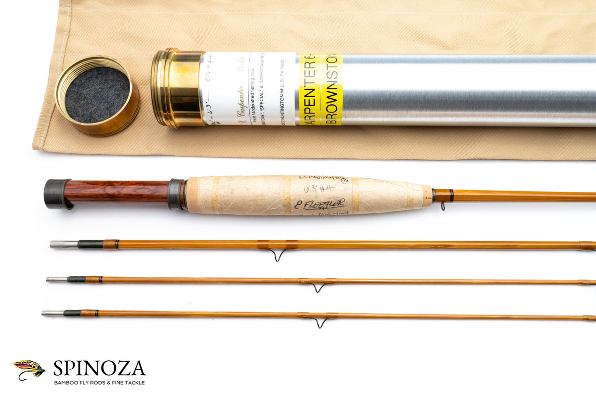 Walt Carpenter Light Browntone Fly Rod 6'3" 2/2 #4