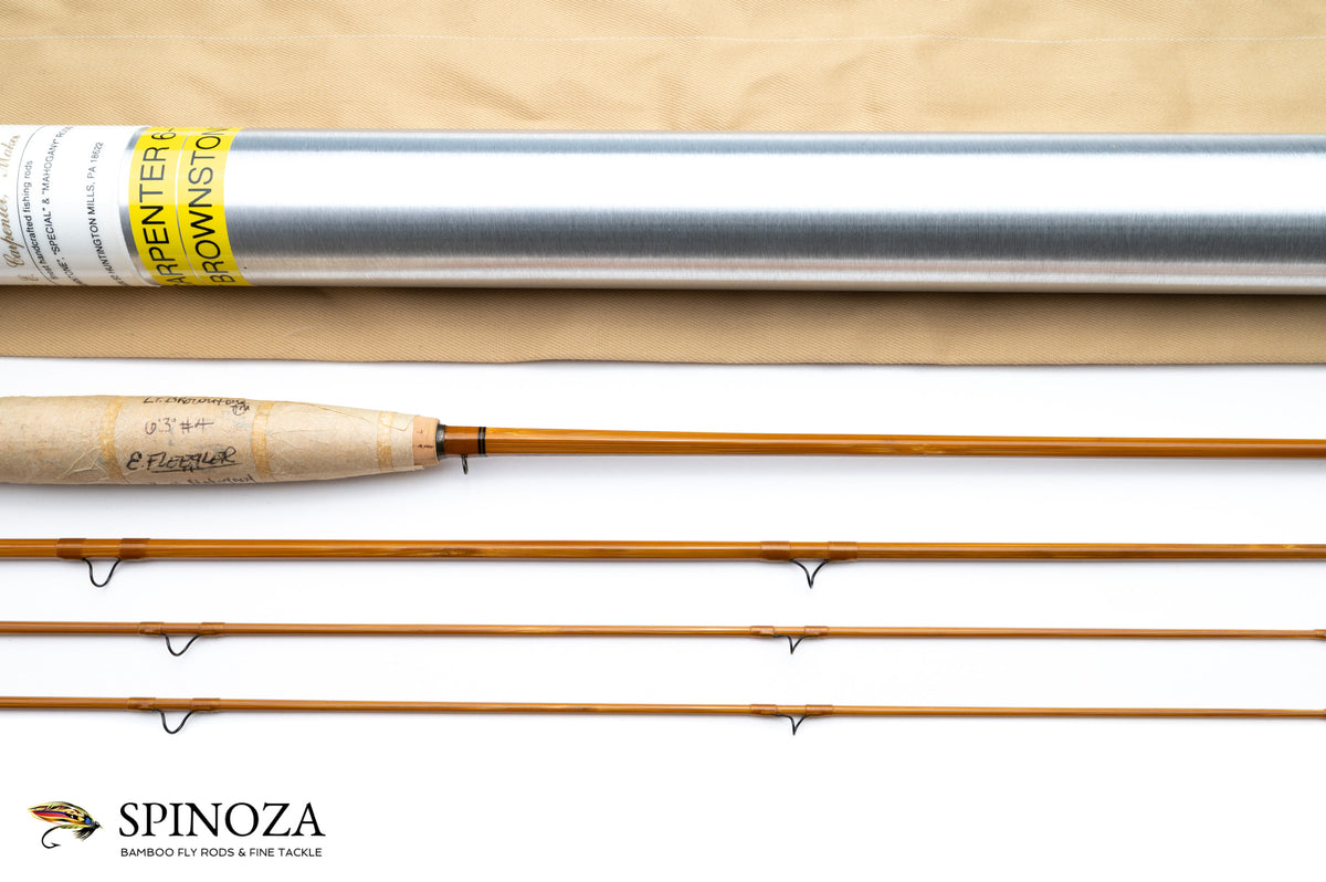 Walt Carpenter Light Browntone Fly Rod 6'3" 2/2 #4