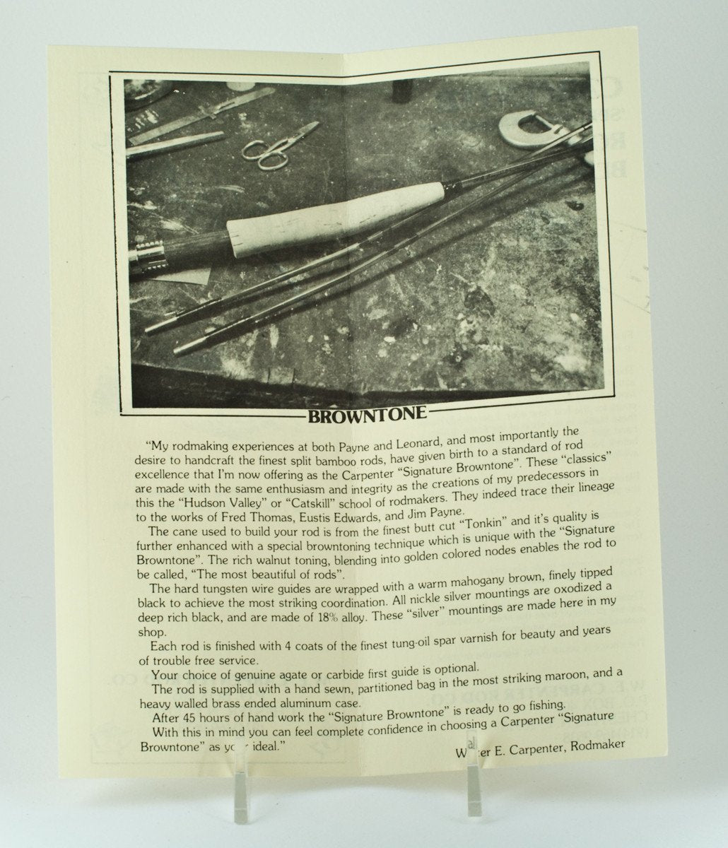 Carpenter, Walt - Rod Catalog 