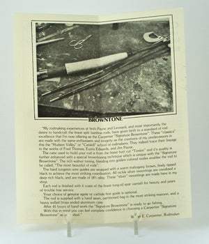 Carpenter, Walt - Rod Catalog 