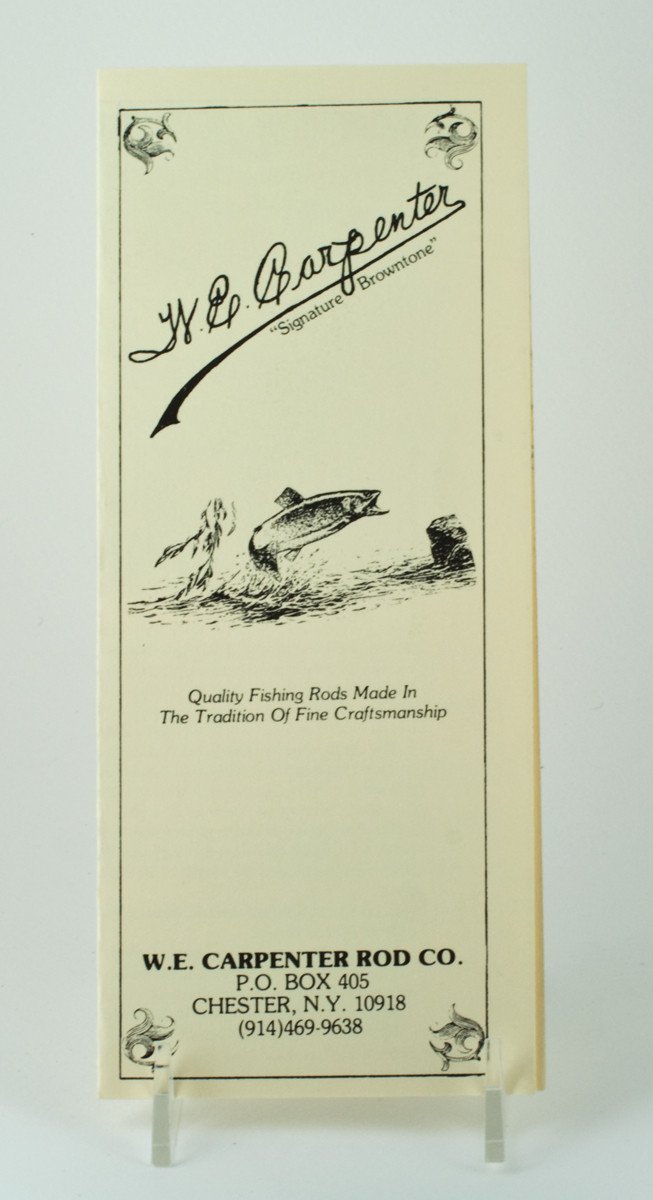 Carpenter, Walt - Rod Catalog