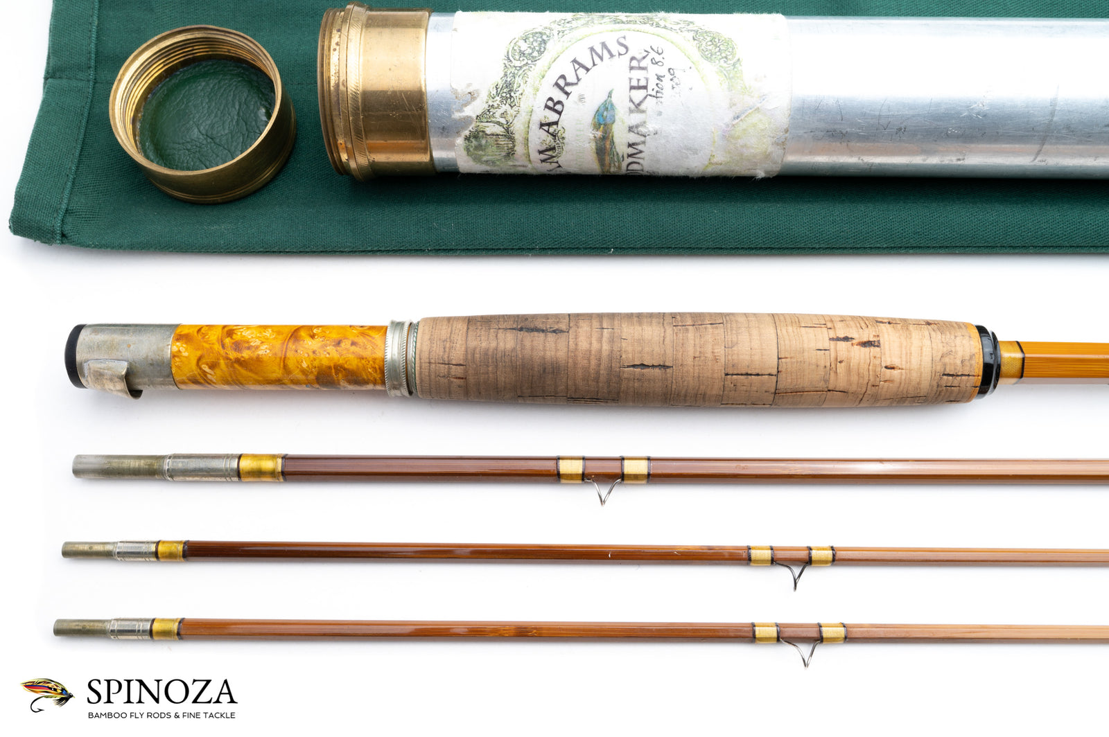 Bill Abrams Edwards Tribute Bamboo Fly Rod 8'6" 3/2