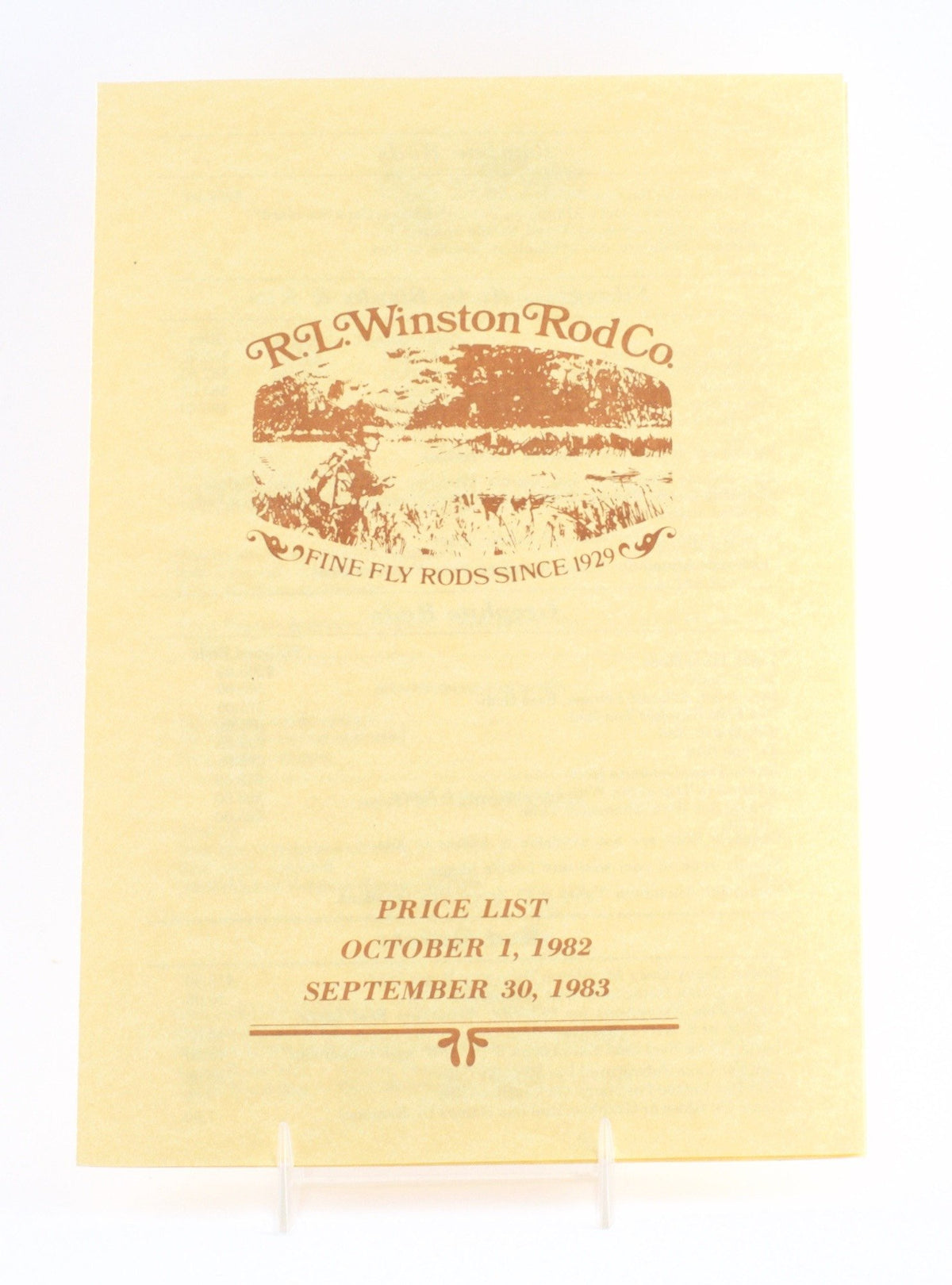 Winston 1983/1984 Catalog