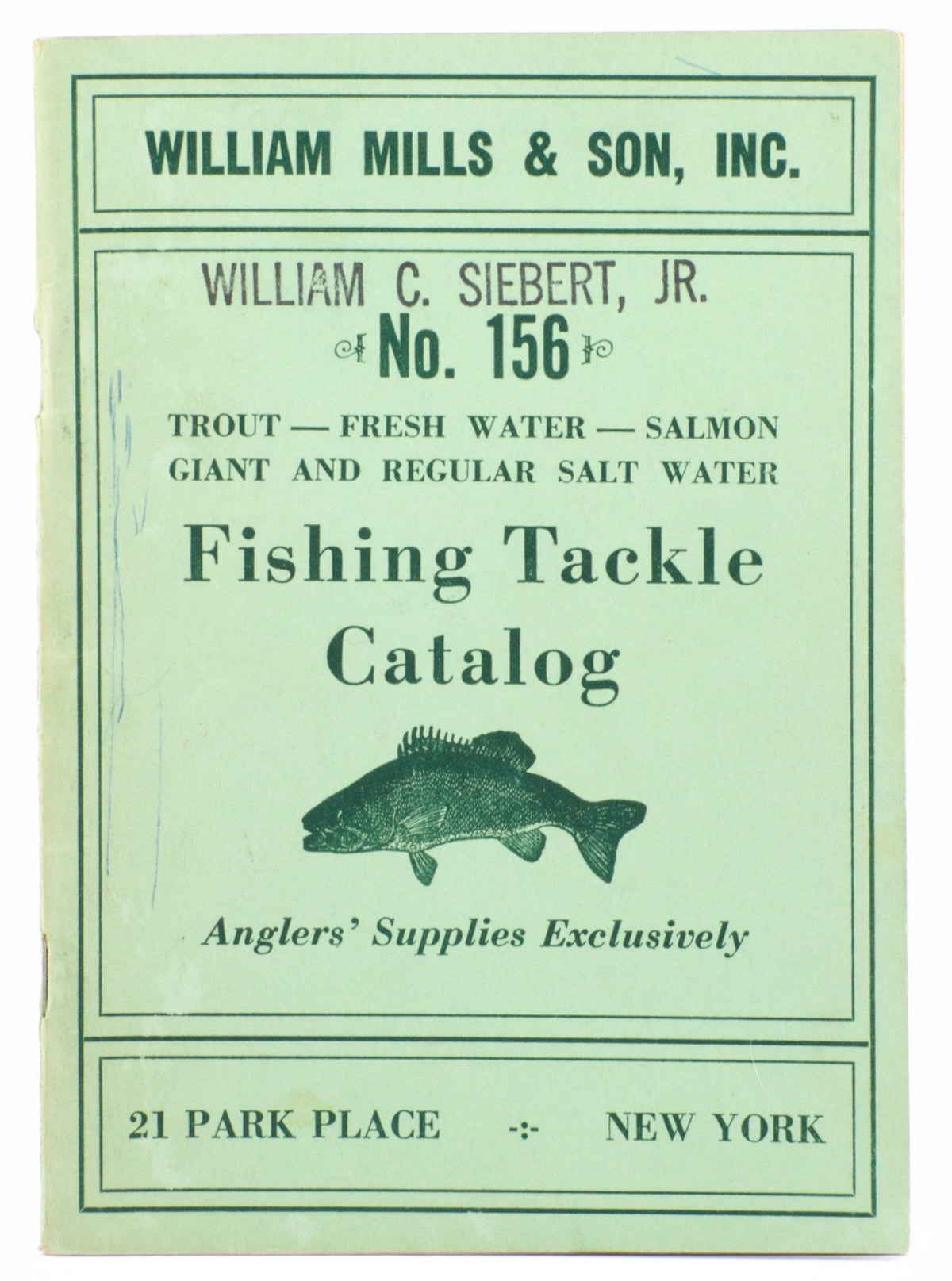 William Mills & Son 1956 Catalog 