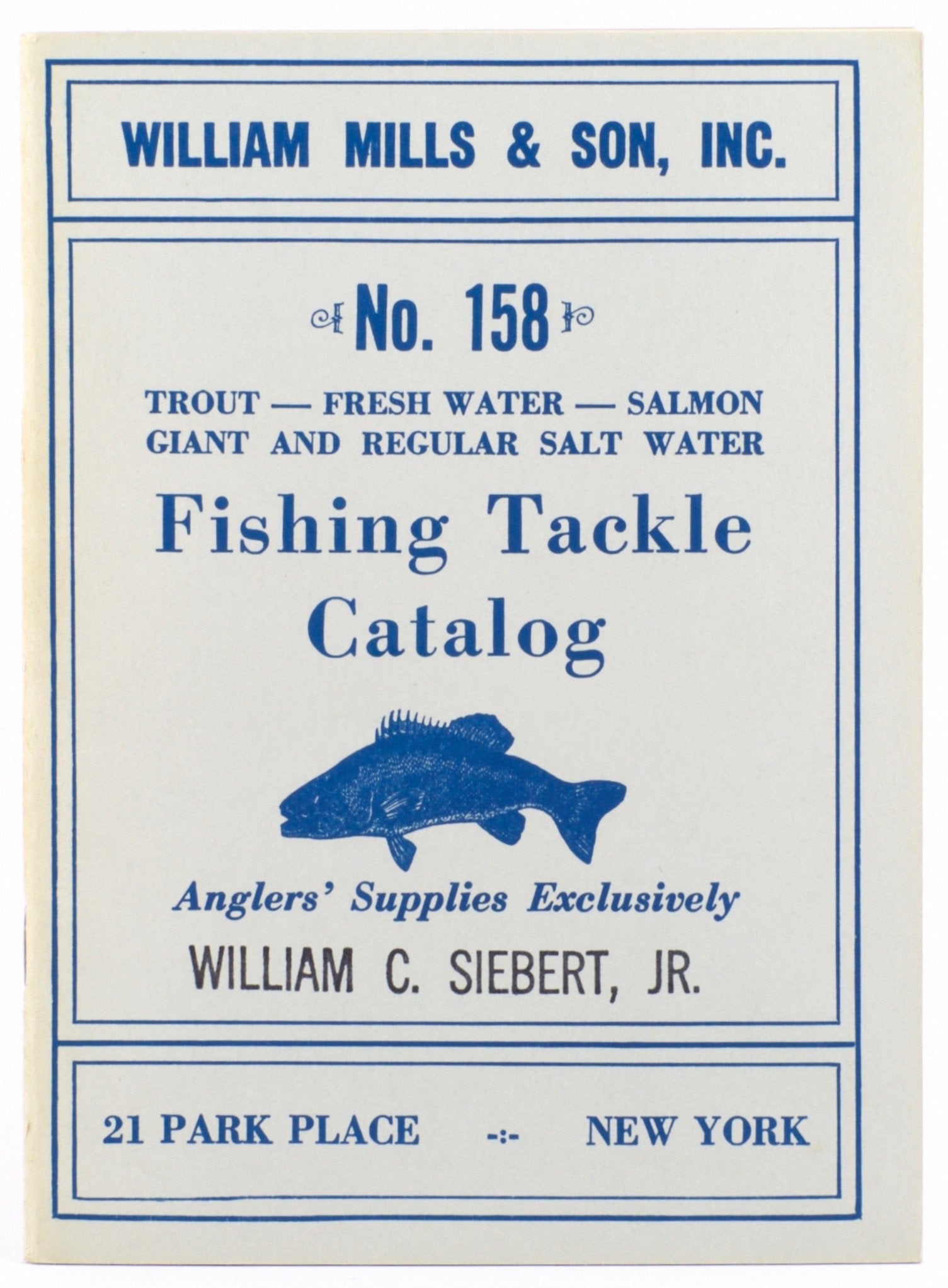 William Mills & Son 1958 Catalog 