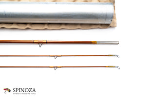 Wright McGill Granger Aristocrat Bamboo Fly Rod 7' 2/2 #4 - rod sections with wraps