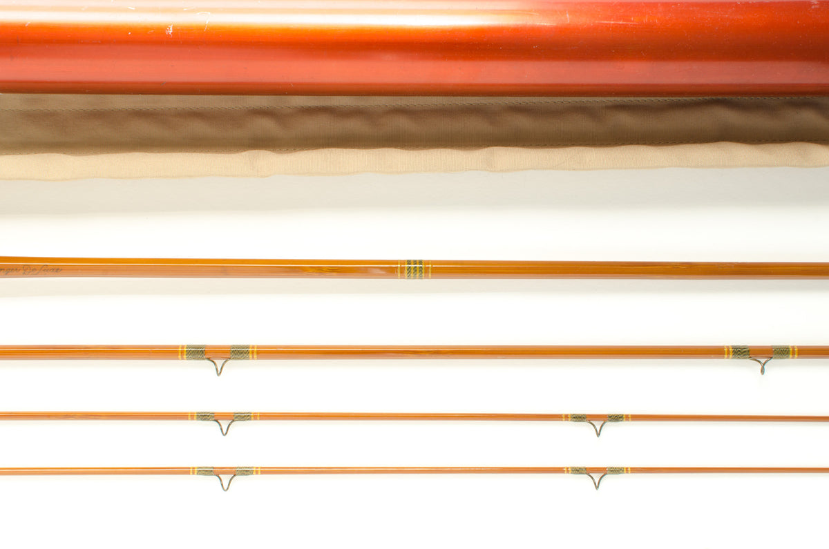 Wright & McGill Granger DeLuxe Fly Rod 8' 3/2 #5 - rod sections with guides and wraps