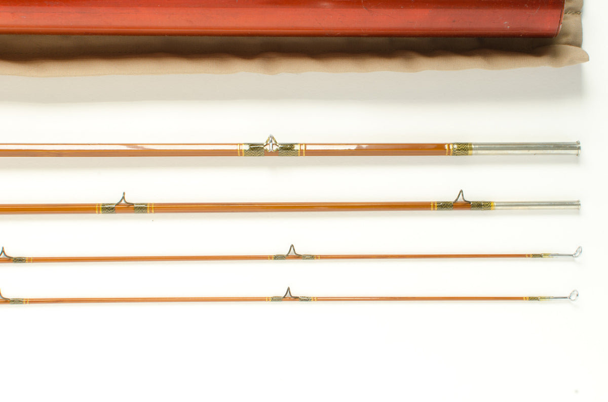 Wright & McGill Granger DeLuxe Fly Rod 8' 3/2 #5 - rod sections with guides and wraps