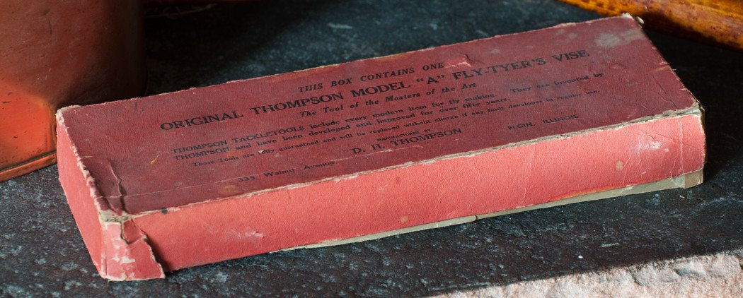 Thompson Model A Vise with Original Red Box 
