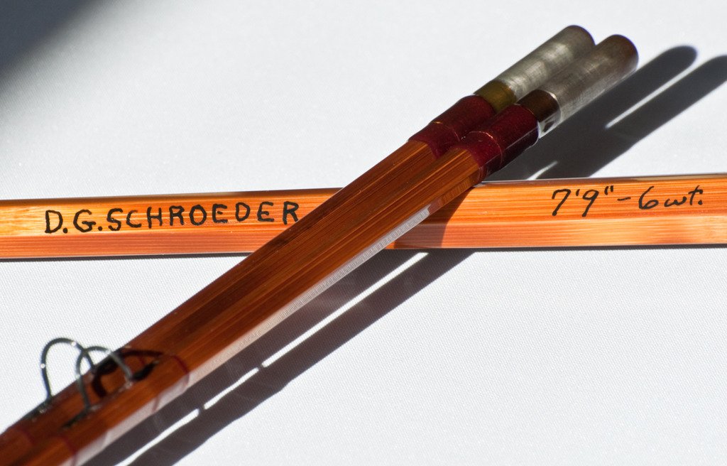 Schroeder, Don -- 7'9 6wt 2/2 Bamboo Rod