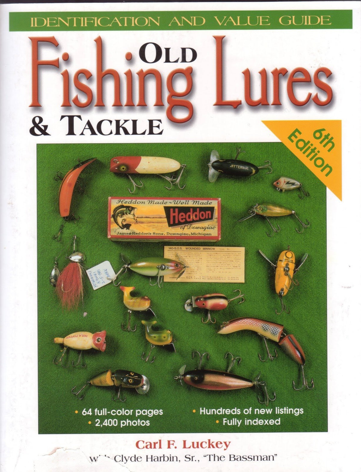 Old Fishing Lures and Tackle 6th Edition - Luckey