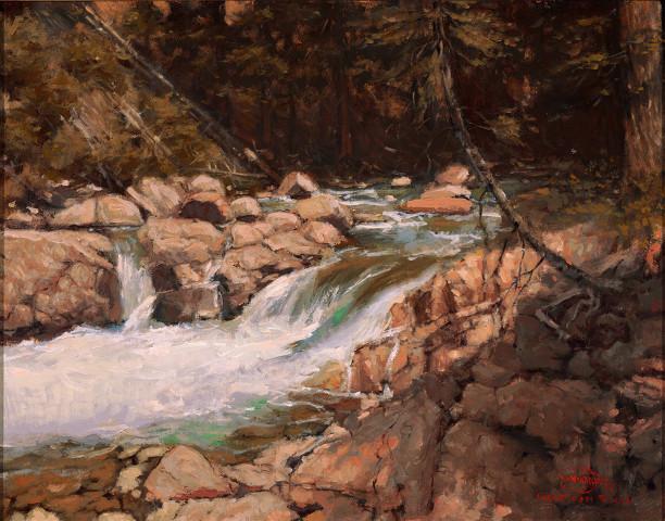 Michael Knepp Angling Art - No. Fork Middle Fork 