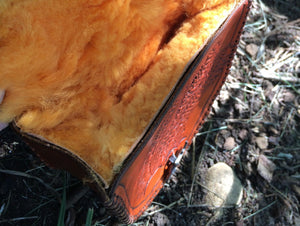 Annie Margarita Leather Reel Case - "Steelie" 