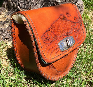 Annie Margarita Leather Reel Case - "Quick"