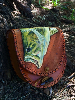 Annie Margarita Leather Reel Case - "Southern Star" 