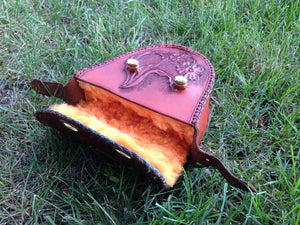 Annie Margarita Leather Backpack-Style Rod & Reel Case