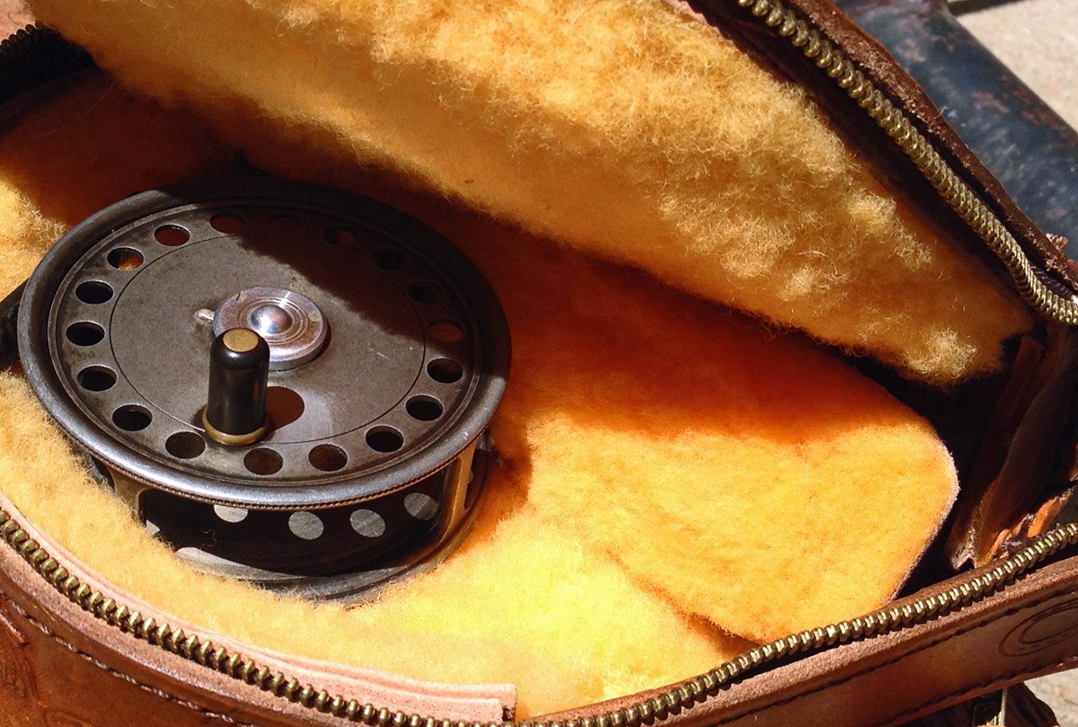 Annie Margarita Leather Rod & Reel Combination Case 