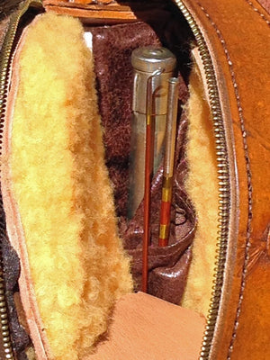 Annie Margarita Leather Rod & Reel Combination Case 