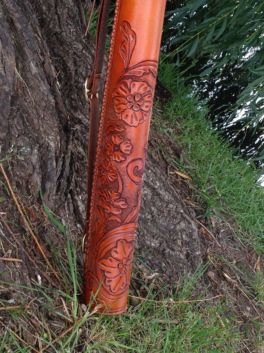 Annie Margarita Leather Backpack-Style Rod & Reel Case 