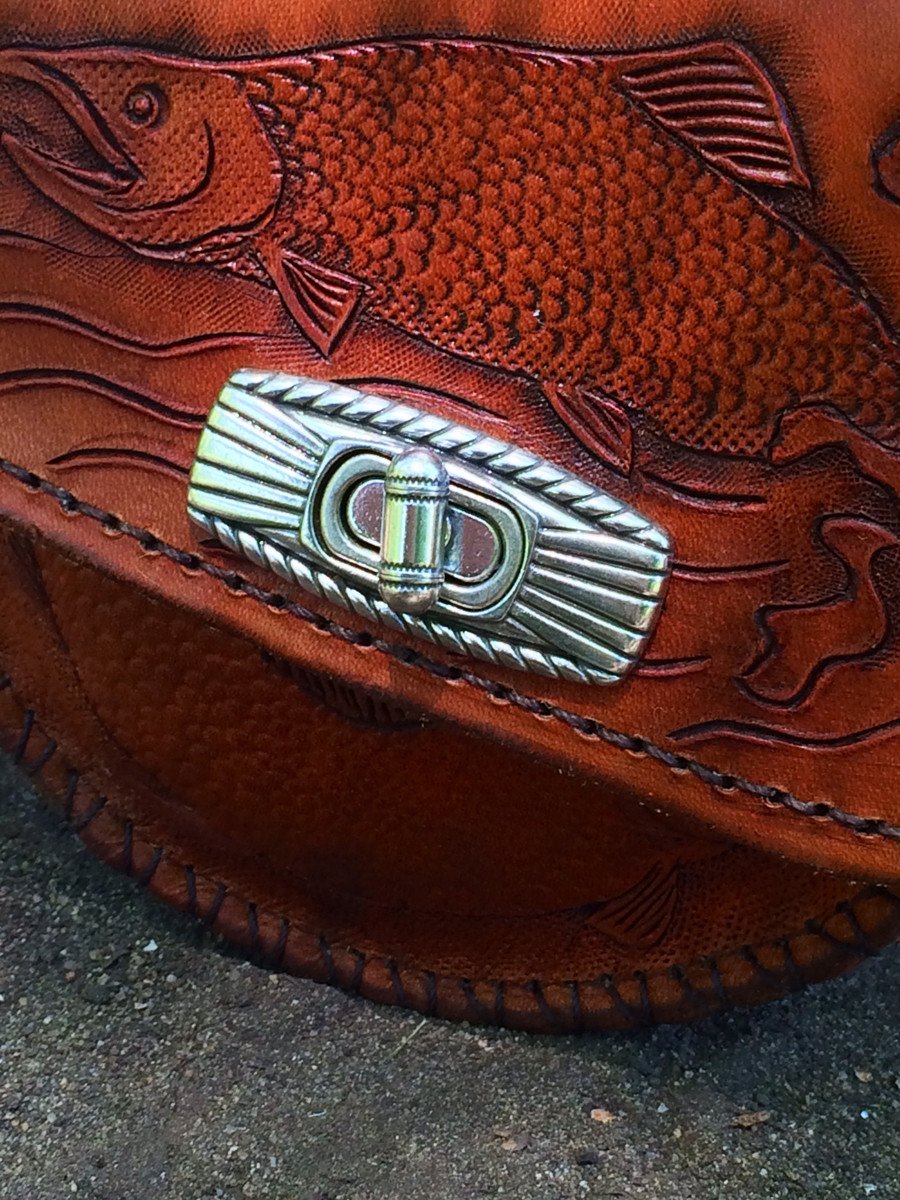 Annie Margarita Leather Reel Case - "Quick" 