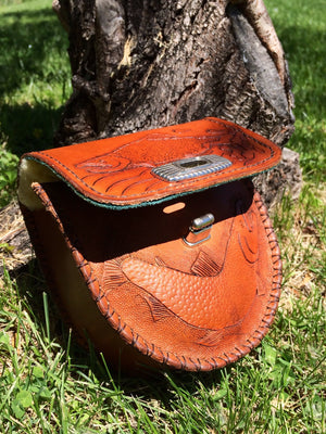 Annie Margarita Leather Reel Case - "Quick"