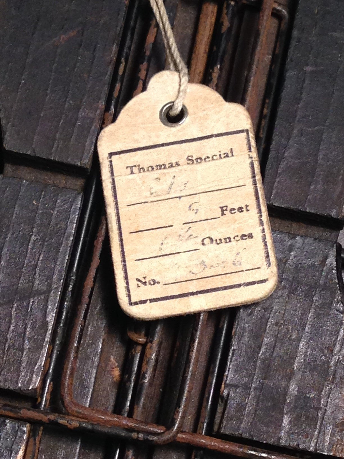 Thomas, FE -- Special 9'6 Bamboo Rod 